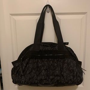 Lululemon Black Duffel Bag